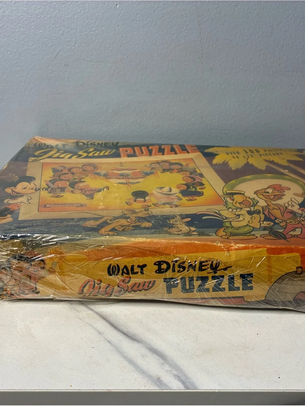 1940s Walt Disney Jigsaw Puzzle Series No. 4 Three Caballeros Kaymar Box